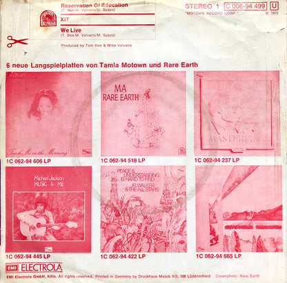 XIT - Reservation Of Education Vinyl Singles Vinyl Very Good (VG) <br> Hoes Good Plus (G+)