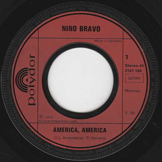 Nino Bravo ‎- América, América