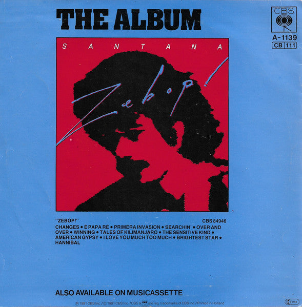 Santana - Winning Vinyl Singles Vinyl Very Good (VG) <br> Hoes Good Plus (G+)