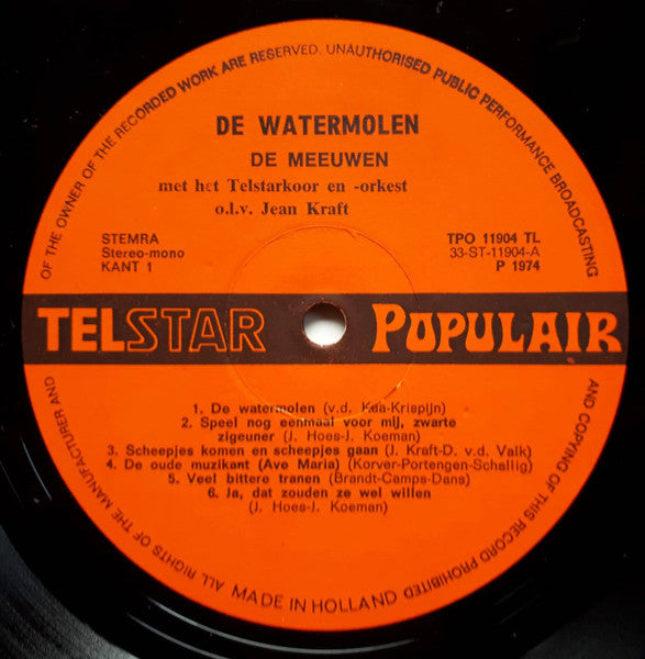 Meeuwen - De Watermolen En Andere Successen (LP) 40869 Vinyl LP Goede Staat