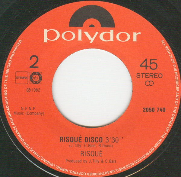 Risqué - The Girls Are Back In Town 33325 12463 35861 Vinyl Singles Goede Staat