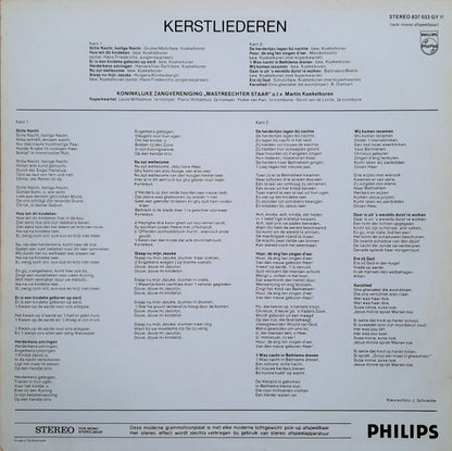 Mastreechter Staar - Martin Koekelkoren - Stille Nacht, Heilige Nacht (LP) Vinyl LP Vinyl Very Good (VG) <br> Hoes Good Plus (G+)