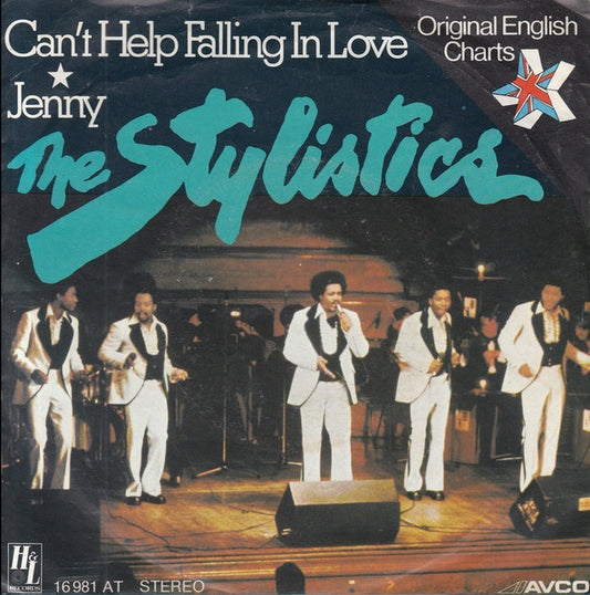 Stylistics - Can't Help Falling In Love 33596 Vinyl Singles VINYLSINGLES.NL