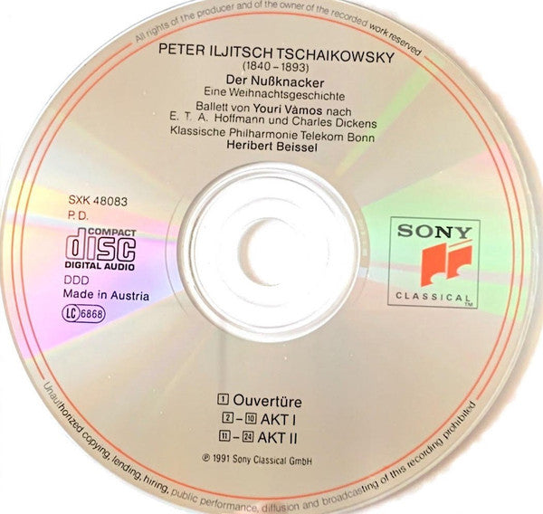 Pyotr Ilyich Tchaikovsky - El Cascanueces Un Cuento De Navidad (CD) Compact Disc Goede Staat