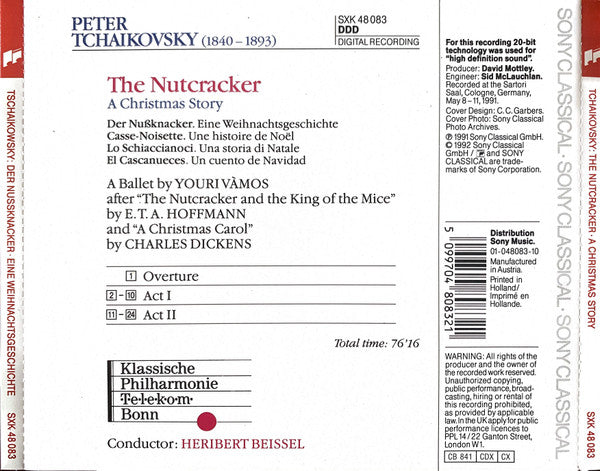 Pyotr Ilyich Tchaikovsky - El Cascanueces Un Cuento De Navidad (CD) Compact Disc Goede Staat