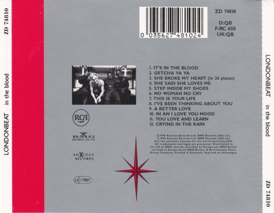Londonbeat - In The Blood (CD)