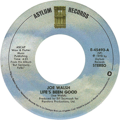 Joe Walsh - Life's Been Good Vinyl Singles Vinyl Goed / Hoes Generic
