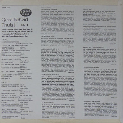 Johnny Hoes presenteert: Gezelligheid Thuis! 1 (LP)