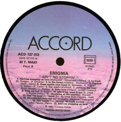 Enigma - Ain't No Stopping (Maxi-Single)
