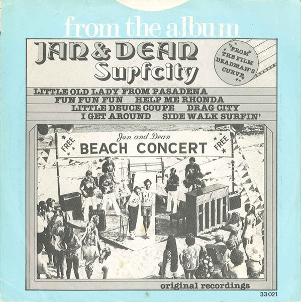 Jan & Dean - Surfcity Vinyl Singles Media: VG <br> Hoes: G+