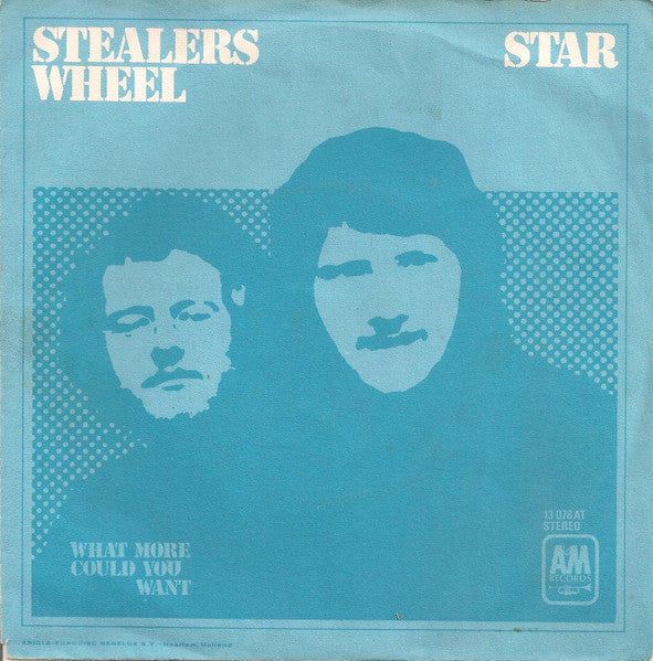 Stealers Wheel - Star Vinyl Singles Vinyl Very Good (VG) <br> Hoes Good Plus (G+)