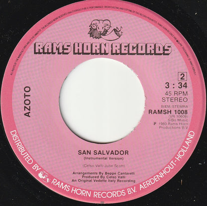 Azoto - San Salvador Vinyl Singles Vinyl Goed / Hoes Generic