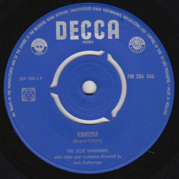 Blue Diamonds - Ramona 21840 Vinyl Singles Hoes: Generic Company