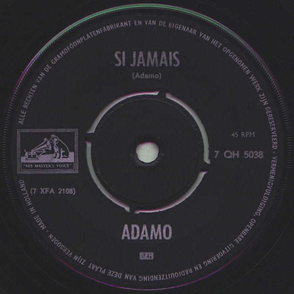 Adamo - Quand Les Roses 06541 (B) Vinyl Singles B-Keus (B)