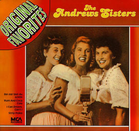 Andrews Sisters - Original Favorites (LP) Vinyl LP Vinyl Goed / Hoes Zie Foto