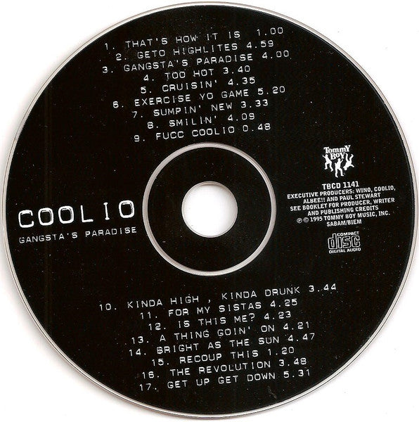 Coolio - Gangsta's Paradise (CD) Compact Disc Goede Staat