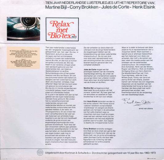 Various - 10 Jaar Nederlandse Luisterliedjes (LP) Vinyl LP Vinyl Zeer Goed / Hoesje Goed "VINYLSINGLES.NL"