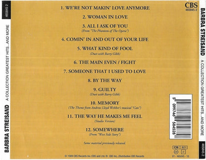 Barbra Streisand - Greatest Hits... And More (CD) 71166 Compact Disc Goede Staat