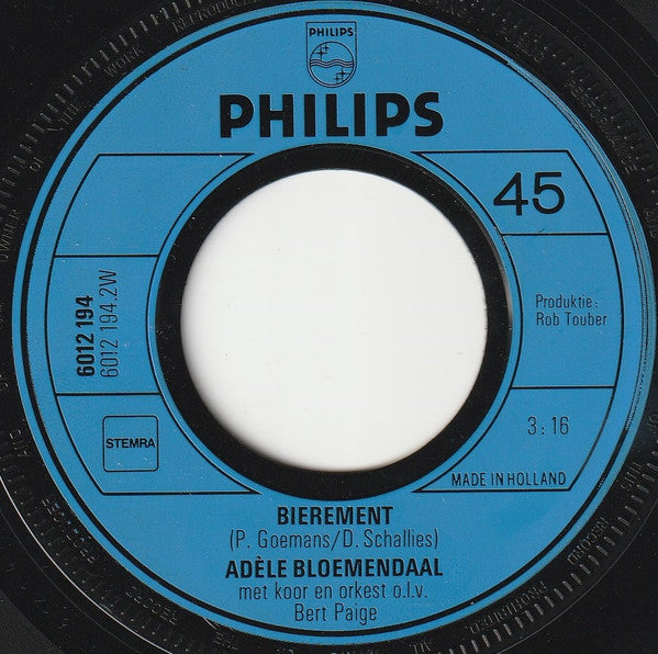 Adèle Bloemendaal - Wat Heb Je Gedaan, Daan? Vinyl Singles Goede Staat