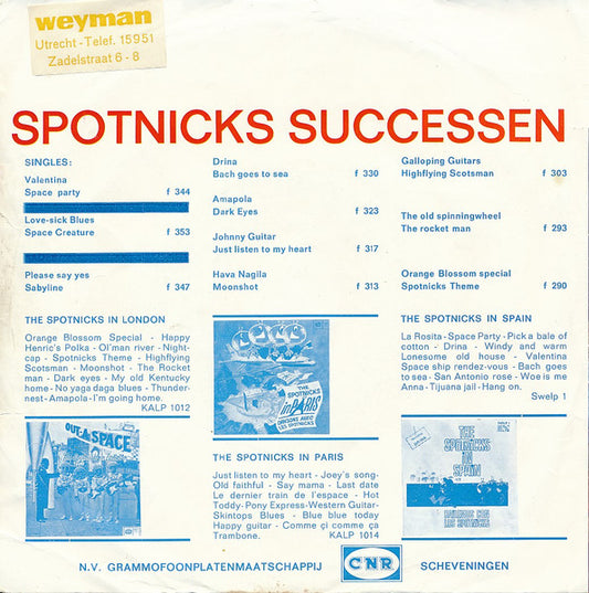 Spotnicks - Valentina (Save The Last Dance For Me)