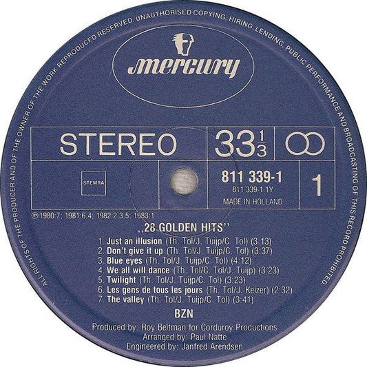 BZN - 28 Golden Hits (LP) Vinyl LP Dubbel Vinyl Zeer Goed / Hoesje Goed "VINYLSINGLES.NL"