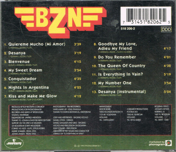 BZN - Sweet Dreams (CD) Compact Disc Goede Staat