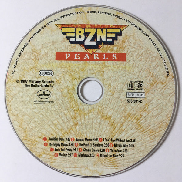 BZN - Pearls (CD) Compact Disc Goede Staat