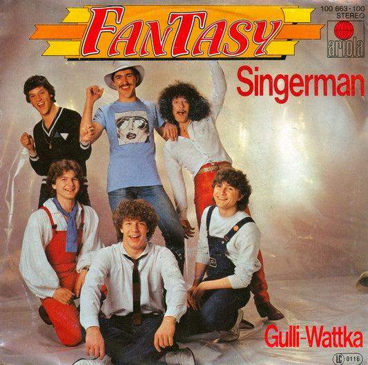 Fantasy - Singerman Vinyl Singles Vinyl Very Good (VG) <br> Hoes Good Plus (G+)