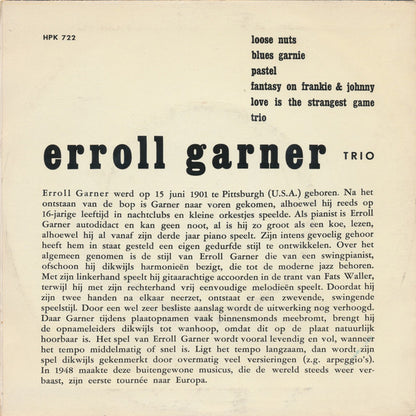 Erroll Garner Trio - Erroll Garner (EP) 22017 Vinyl Singles EP Goede Staat