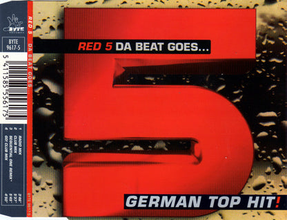 Red 5 - Da Beat Goes... (CD) Compact Disc Single Goede Staat