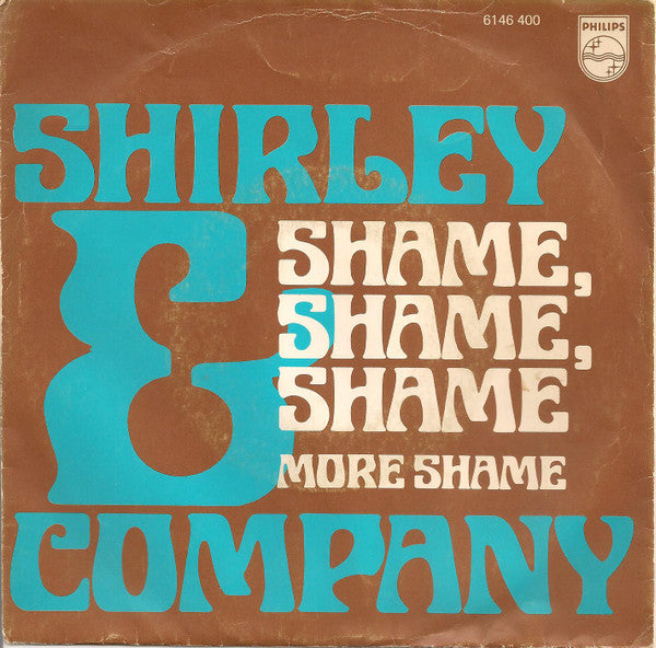 Shirley & Company - Shame, Shame, Shame Vinyl Singles Vinyl Very Good (VG) <br> Hoes Good Plus (G+)