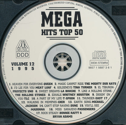 Various - Het Beste Uit De Mega Top ** Van Volume ** (CD) Compact Disc Goede Staat
