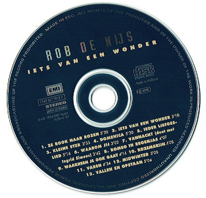 Rob de Nijs - Iets Van Een Wonder (CD) Compact Disc Goede Staat