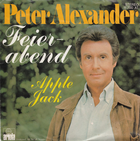 Peter Alexander -  Feierabend 21745 Vinyl Singles Zeer Goede Staat