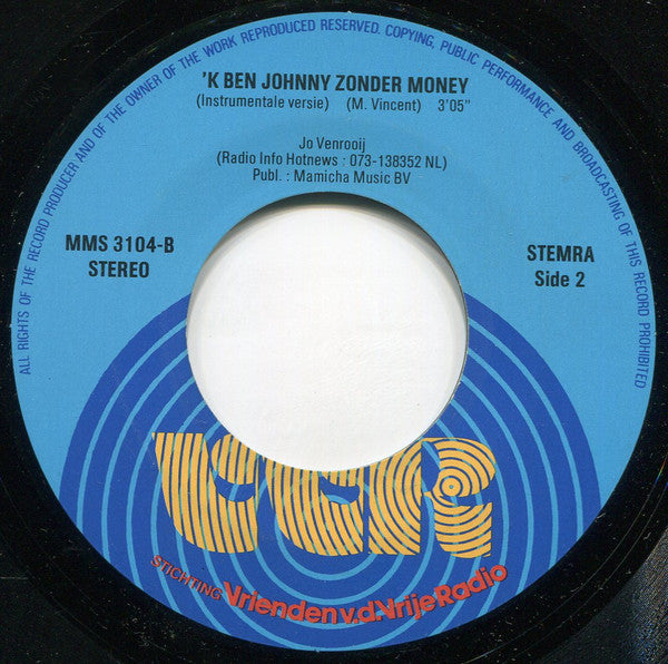 Johnny Zonder Money - 'k Ben Johnny Zonder Money
