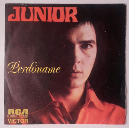Junior - Perdóname Vinyl Singles Vinyl Very Good (VG) <br> Hoes Good Plus (G+)