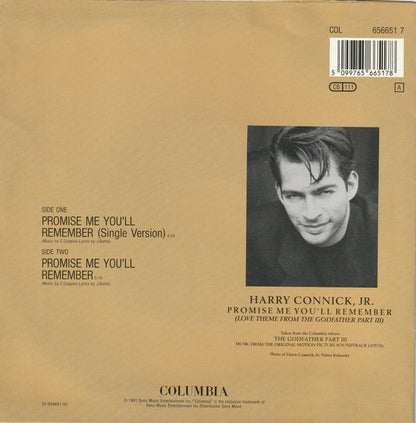 Harry Connick, Jr. - Promise Me You'll Remember 39461 Vinyl Singles Goede Staat