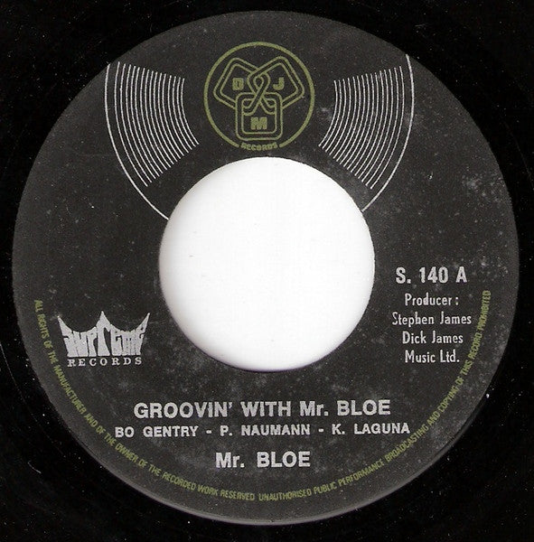 Mr. Bloe - Groovin' With Mr. Bloe Vinyl Singles Vinyl (VG) <br> Hoes Generic