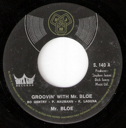 Mr. Bloe - Groovin' With Mr. Bloe Vinyl Singles Vinyl (VG) <br> Hoes Generic