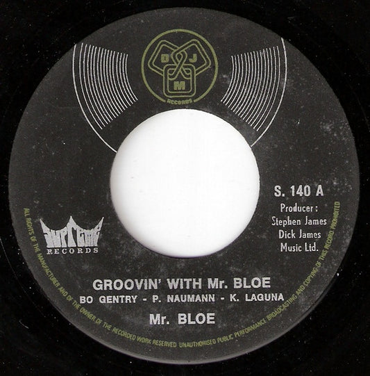 Mr. Bloe - Groovin' With Mr. Bloe Vinyl Singles Vinyl (VG) <br> Hoes Generic