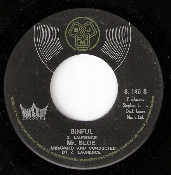 Mr. Bloe - Groovin' With Mr. Bloe Vinyl Singles Vinyl (VG) <br> Hoes Generic