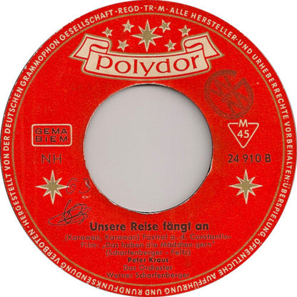 Peter Kraus - Western Rose Vinyl Singles Vinyl Very Good (VG) <br> Hoes Generic