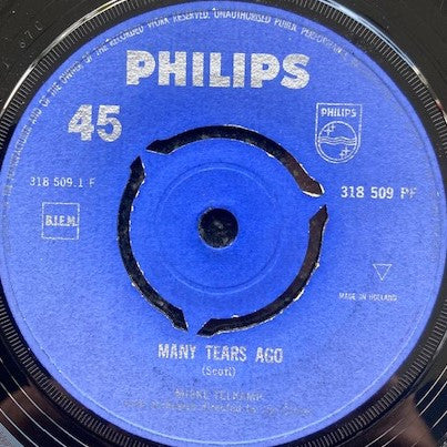 Mieke Telkamp - Many Tears Ago Vinyl Singles Vinyl Very Good (VG) <br> Hoes Generic