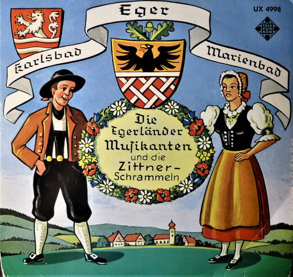 Original Egerländer Musikanten - Die Egerländer Musikanten Und Die Zittner-Schrammeln (EP) 33684 Vinyl Singles Goede Staat