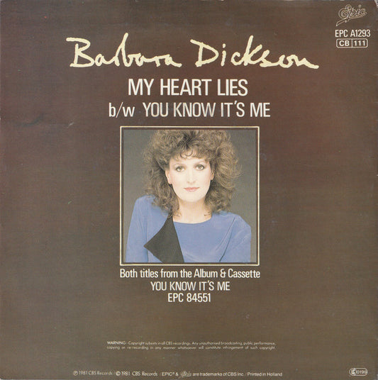 Barbara Dickson - My Heart Lies
