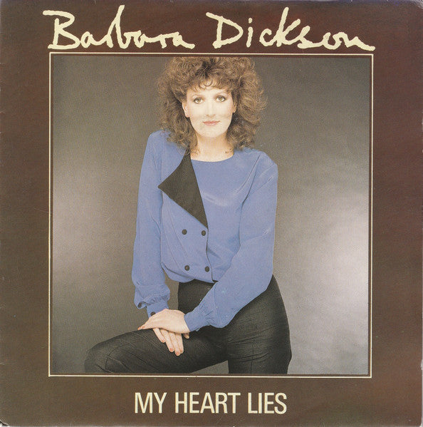 Barbara Dickson - My Heart Lies Vinyl Singles Vinyl Goed / Hoes Sticker
