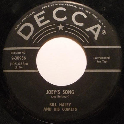 Bill Haley And His Comets - Joey's Song (B-Keus) Vinyl Singles Vinyl Very Good (VG) <br> Hoes Generic