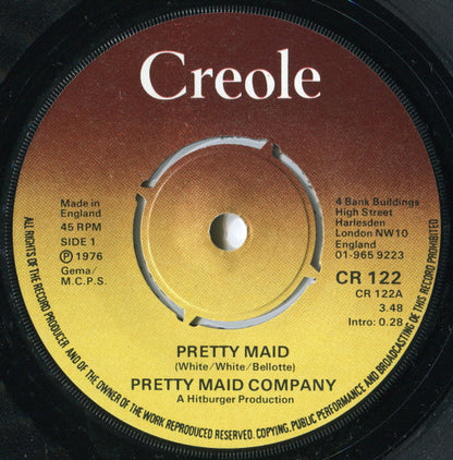Pretty Maid Company - Pretty Maid Vinyl Singles Vinyl Very Good (VG) <br> Hoes Generic