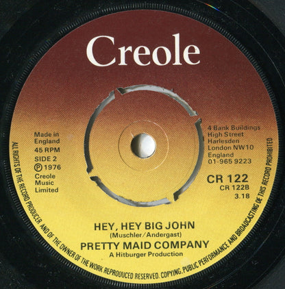 Pretty Maid Company - Pretty Maid Vinyl Singles Vinyl Very Good (VG) <br> Hoes Generic