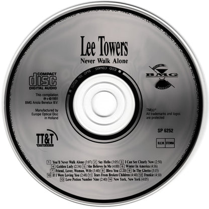 Lee Towers - Never Walk Alone (CD) 71086 Compact Disc Goede Staat